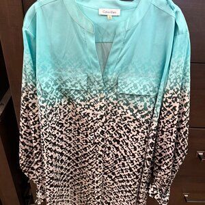 Calvin Klein Womens' Career Blouse